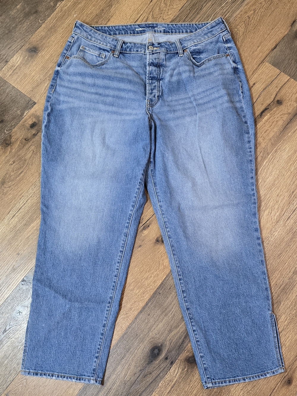 Old Navy Women's High-Rise Curvy OG Loose Classic Relaxed Fit Jeans Size 18